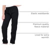image:image3 Pack Girls Fleece Sweatpants Open Bottom Pants Kids Teens Tween SchoolSet 1
