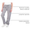 image:image3 Pack Girls Fleece Sweatpants Open Bottom Pants Kids Teens Tween SchoolSet 6