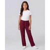 image:image3 Pack Girls Fleece Sweatpants Open Bottom Pants Kids Teens Tween SchoolSet 7
