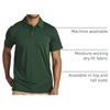 image:image3 Pack Mens Dry Fit Polo Shirts Short Sleeve Pocket Golf Work TacticalSet 1