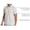 image:image3 Pack Mens Dry Fit Polo Shirts Short Sleeve Pocket Golf Work TacticalSet 8