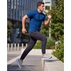 image:image3 Pack Mens Dry Fit Short Sleeve Hoodies Shirts Athletic Workout GymSet 3