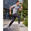 image:image3 Pack Mens Dry Fit Short Sleeve Hoodies Shirts Athletic Workout GymSet 5
