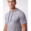 image:image3 Pack Mens Dry Fit Short Sleeve Hoodies Shirts Athletic Workout GymSet 5