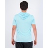 image:image3 Pack Mens Dry Fit Short Sleeve Hoodies Shirts Athletic Workout GymSet 6