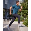 image:image3 Pack Mens Dry Fit Short Sleeve Hoodies Shirts Athletic Workout GymSet 7