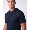 image:image3 Pack Mens Dry Fit Short Sleeve Hoodies Shirts Athletic Workout GymSet 8