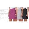 image:image3 Pack Womens 20 Skorts Skirts Knee Length Golf Tennis Athletic PocketsSet 1