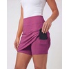 image:image3 Pack Womens 20 Skorts Skirts Knee Length Golf Tennis Athletic PocketsSet 1