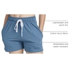 image:image3 Pack Womens Cotton French Terry Shorts Athletic Casual Lounge PocketsSet 2