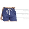 image:image3 Pack Womens Cotton French Terry Shorts Athletic Casual Lounge PocketsSet 4