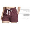 image:image3 Pack Womens Cotton French Terry Shorts Athletic Casual Lounge PocketsSet 5