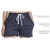 image:image3 Pack Womens Cotton French Terry Shorts Athletic Casual Lounge PocketsSet 6
