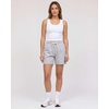 image:image3 Pack Womens Fleece Athletic Sweat Shorts Casual Lounge Pajama PJ PocketsSolid Black  Charcoal Heather  Grey Heather