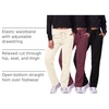 image:image3 Pack Womens Fleece Sweatpants Open Bottom Lounge Sweats Workout PocketsSet 1