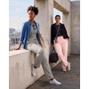 image:image3 Pack Womens Fleece Sweatpants Open Bottom Lounge Sweats Workout PocketsSet 2
