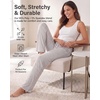 image:image3 Pack Womens Pajama Pants Soft Lounge PJ Bottoms Comfy Sleepwear PijamasSoft Knit Set H