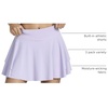 image:image3 Pack Womens Skorts Athletic Tennis Golf Flowy Skirt Mini Shorts PocketsSet 3
