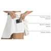 image:image3 Pack Womens Skorts Athletic Tennis Golf Flowy Skirt Mini Shorts PocketsSet 5