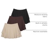 image:image3 Pack Womens Skorts Athletic Tennis Golf Flowy Skirt Mini Shorts PocketsSet 8