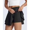 image:image3 Pack Womens Skorts Athletic Tennis Golf Flowy Skirt Mini Shorts PocketsSet 9