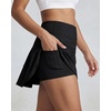 image:image3 Pack Womens Tiered Skorts Skirts Built in Shorts Pockets Tennis GolfSet 1