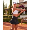 image:image3 Pack Womens Tiered Skorts Skirts Built in Shorts Pockets Tennis GolfSet 3