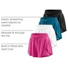 image:image4 Pack Girls Dry Fit Flowy Butterfly Shorts Skorts Skirt Athletic TeensSet 6