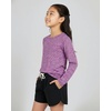 image:image4 Pack Girls Dry Fit Long Sleeve Shirts Athletic Activewear Teens Tops TeeSet 5