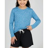image:image4 Pack Girls Dry Fit Long Sleeve Shirts Athletic Activewear Teens Tops TeeSet 5