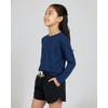 image:image4 Pack Girls Dry Fit Long Sleeve Shirts Athletic Activewear Teens Tops TeeSet 8