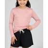 image:image4 Pack Girls Dry Fit Long Sleeve Shirts Athletic Activewear Teens Tops TeeSet 9