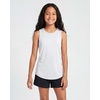 image:image4 Pack Girls Dry Fit Tank Tops Sleeveless Athletic Kids Teens Tween TanksSet 10