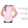 image:image4 Pack Girls Dry Fit Tank Tops Sleeveless Athletic Kids Teens Tween TanksSet 6