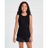 image:image4 Pack Girls Dry Fit Tank Tops Sleeveless Athletic Kids Teens Tween TanksSet 9