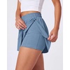 image:image4 Pack Womens Dry Fit Flowy Butterfly Shorts Athletic Workout Gym CasualSet 11