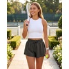 image:image4 Pack Womens Dry Fit Flowy Butterfly Shorts Athletic Workout Gym CasualSet 2