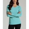 image:image4 Pack Womens Dry Fit Long Sleeve V Neck Tops Workout Athletic Tees ShirtsSet 1