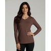image:image4 Pack Womens Dry Fit Long Sleeve V Neck Tops Workout Athletic Tees ShirtsSet 10