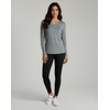 image:image4 Pack Womens Dry Fit Long Sleeve V Neck Tops Workout Athletic Tees ShirtsSet 7