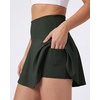 image:image4 Pack Womens Skater Skort Pleated Cute Tennis Golf Athletic Skirt PocketsSet 1