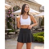 image:image4 Pack Womens Skater Skort Pleated Cute Tennis Golf Athletic Skirt PocketsSet 11