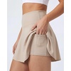 image:image4 Pack Womens Skater Skort Pleated Cute Tennis Golf Athletic Skirt PocketsSet 11