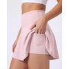 image:image4 Pack Womens Skater Skort Pleated Cute Tennis Golf Athletic Skirt PocketsSet 12