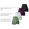 image:image4 Pack Womens Skater Skort Pleated Cute Tennis Golf Athletic Skirt PocketsSet 2