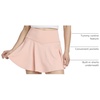 image:image4 Pack Womens Skater Skort Pleated Cute Tennis Golf Athletic Skirt PocketsSet 4
