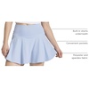 image:image4 Pack Womens Skater Skort Pleated Cute Tennis Golf Athletic Skirt PocketsSet 6