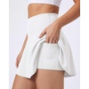 image:image4 Pack Womens Skater Skort Pleated Cute Tennis Golf Athletic Skirt PocketsSet 7