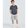 image:image5 Pack Boys Athletic Shorts Basketball Soccer Quick Dry Pockets Kids TeensSet 5