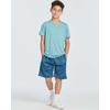image:image5 Pack Boys Athletic Shorts Basketball Soccer Quick Dry Pockets Kids TeensSet 7